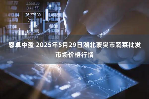 恩卓中盈 2025年5月29日湖北襄樊市蔬菜批发市场价格行情